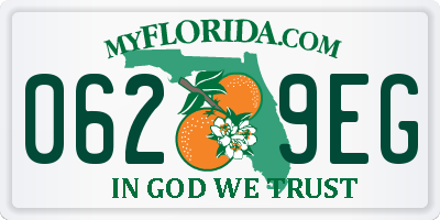 FL license plate 0629EG