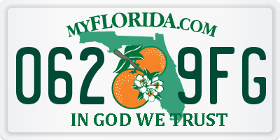 FL license plate 0629FG