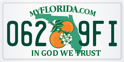 FL license plate 0629FI