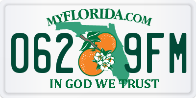 FL license plate 0629FM
