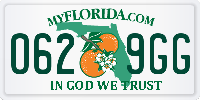 FL license plate 0629GG