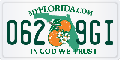 FL license plate 0629GI