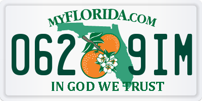 FL license plate 0629IM