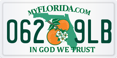 FL license plate 0629LB