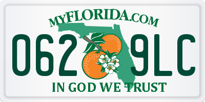 FL license plate 0629LC