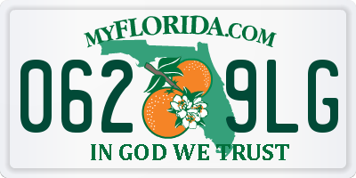 FL license plate 0629LG