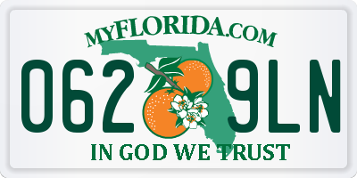 FL license plate 0629LN