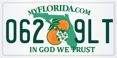 FL license plate 0629LT