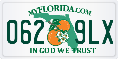 FL license plate 0629LX