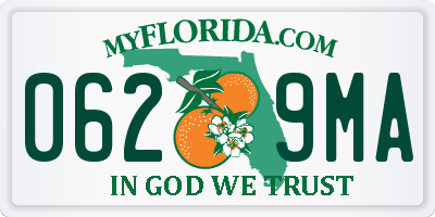 FL license plate 0629MA
