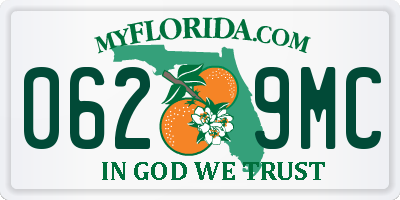 FL license plate 0629MC