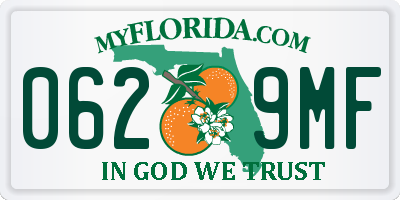 FL license plate 0629MF