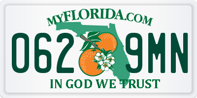 FL license plate 0629MN