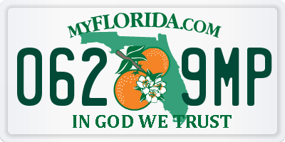 FL license plate 0629MP