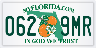 FL license plate 0629MR