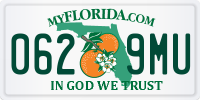 FL license plate 0629MU