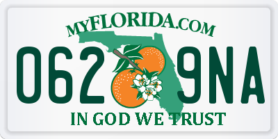 FL license plate 0629NA