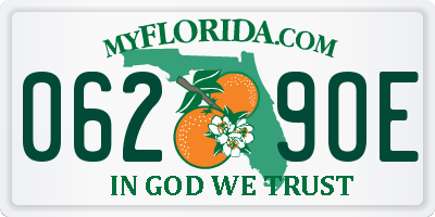 FL license plate 0629OE