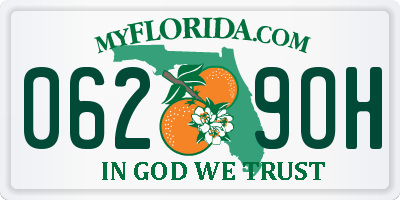 FL license plate 0629OH