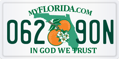 FL license plate 0629ON
