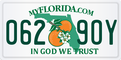 FL license plate 0629OY