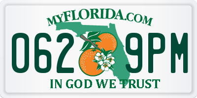 FL license plate 0629PM