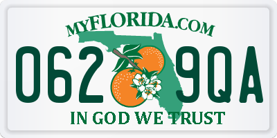 FL license plate 0629QA