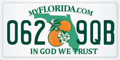 FL license plate 0629QB