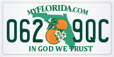 FL license plate 0629QC