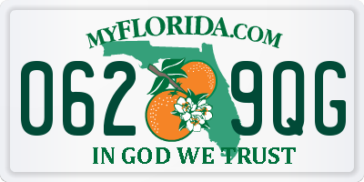 FL license plate 0629QG