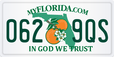 FL license plate 0629QS