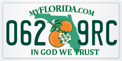 FL license plate 0629RC