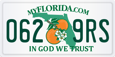 FL license plate 0629RS