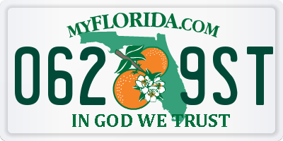 FL license plate 0629ST
