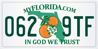 FL license plate 0629TF