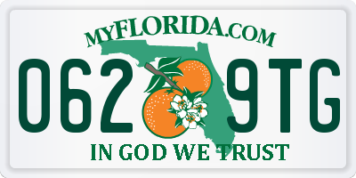 FL license plate 0629TG