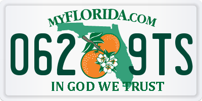 FL license plate 0629TS