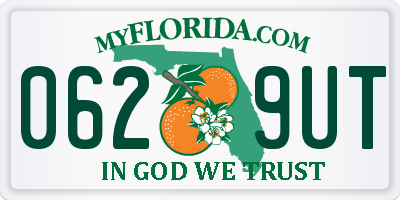 FL license plate 0629UT