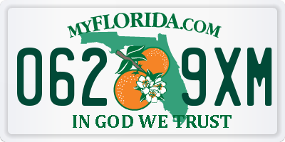 FL license plate 0629XM