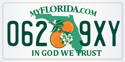 FL license plate 0629XY