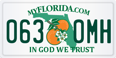FL license plate 0630MH