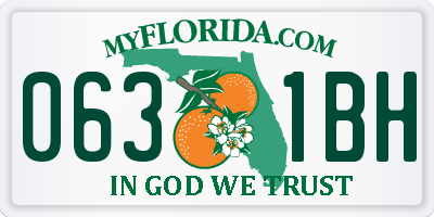 FL license plate 0631BH