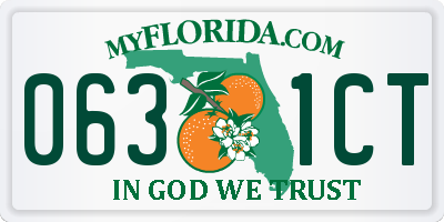 FL license plate 0631CT