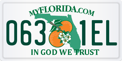 FL license plate 0631EL