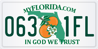 FL license plate 0631FL