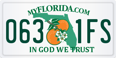 FL license plate 0631FS