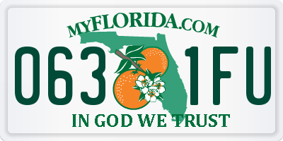 FL license plate 0631FU