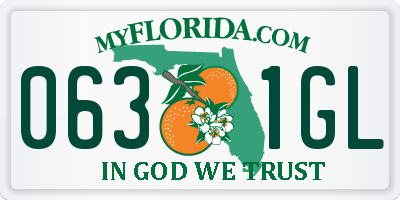 FL license plate 0631GL