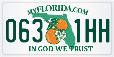 FL license plate 0631HH