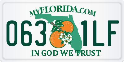 FL license plate 0631LF